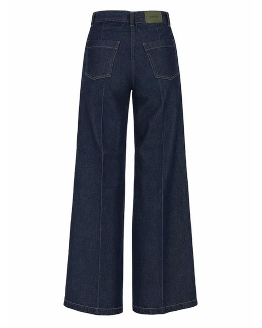 Aspesi Blue Jeans Wide Leg