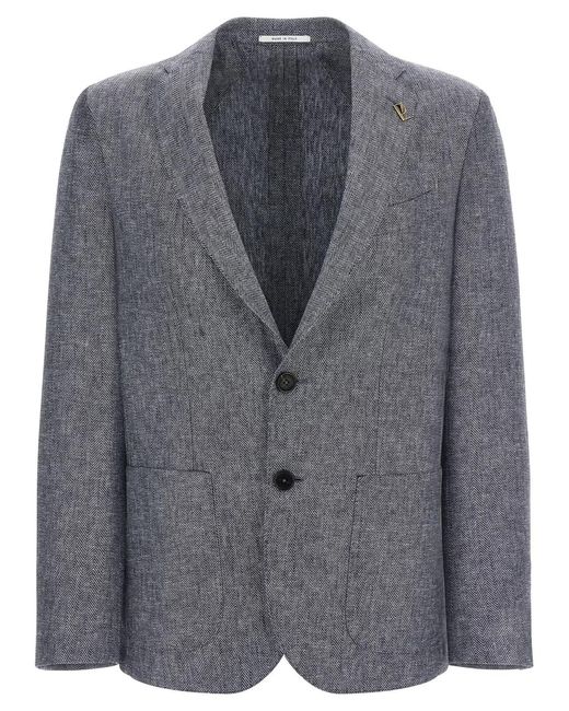 Pal Zileri Gray 'Brera' Blazer for men