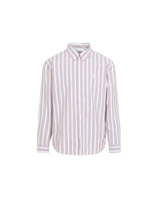Carhartt Purple And Deven Cotton Shirt for men