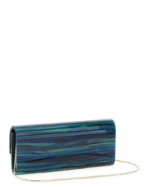 Jimmy Choo Blue 'Sweetie' Clutch