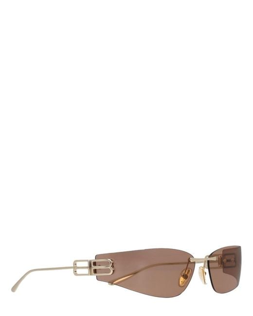 Balenciaga Brown "Gossip D-Frame" Sunglasses