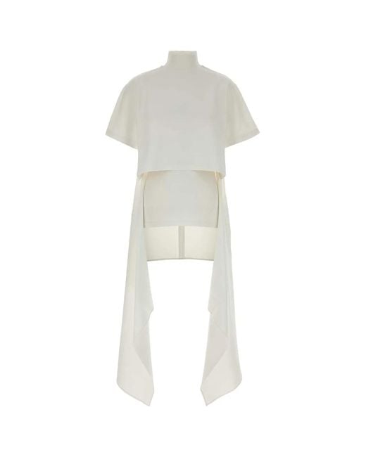 Alaïa White Jersey Top