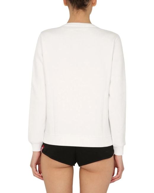 Alpha Industries White Nasa Sweatshirt