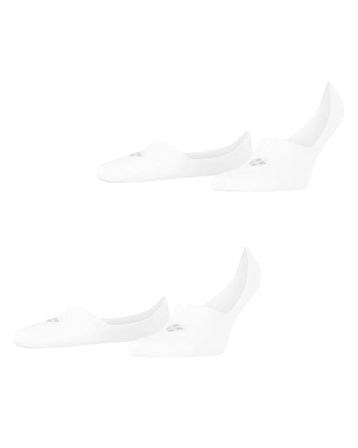 Burlington White Calzini Invisibili Everyday 2-Pack for men