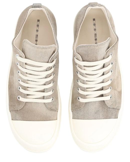 Rick Owens Natural Sneaker Low