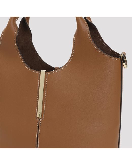 Tod's Brown Cacao Ebr Mini Bag