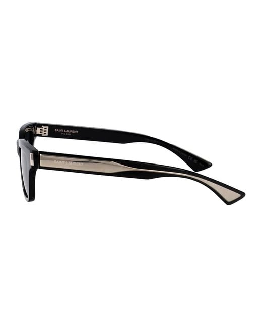 Saint Laurent Black Sunglasses Sl 789 Jacques 001 Crystal/21/145 for men