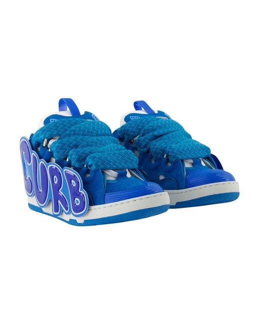 Lanvin Blue Curb Sneakers
