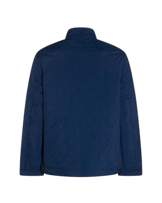Barbour Blue Cotton Blend Jacket for men