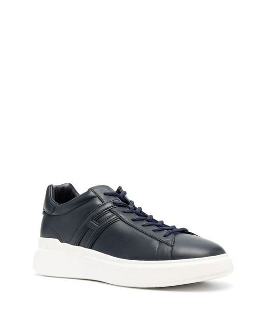 Hogan Blue H580 Leather Sneakers for men