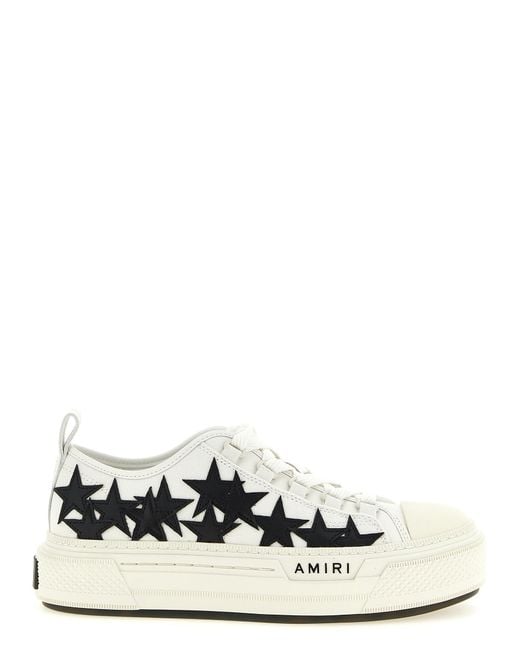 Amiri White 'Stars Court Low' Sneakers