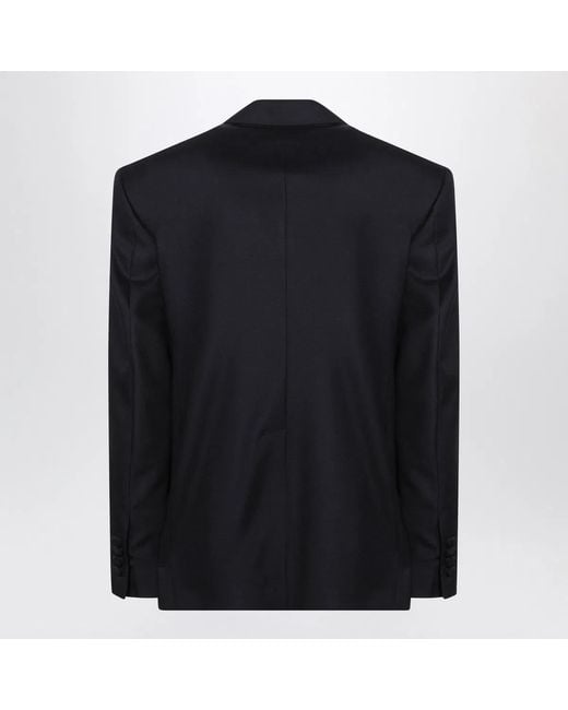 Dolce & Gabbana Blue Dolce & Gabbana Dark Single-Breasted Jacket for men