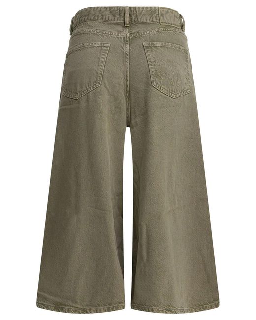 Pinko Green Lyocell Cotton Jeans