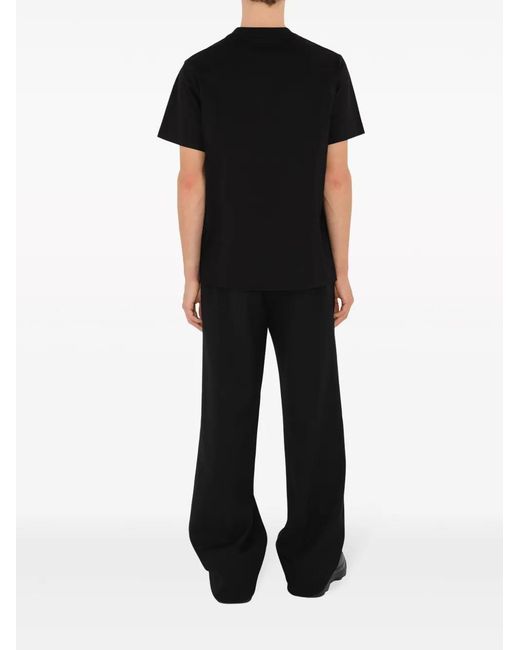 Burberry Black T-Shirts And Polos for men