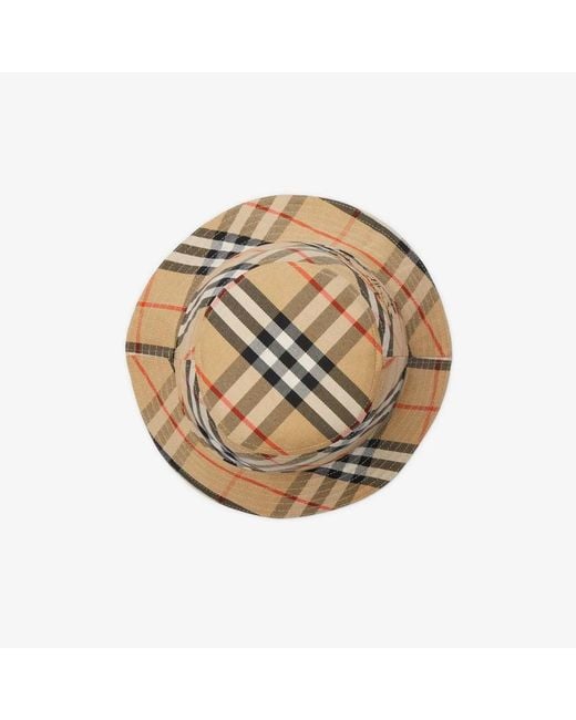 Burberry Natural Mh Check Bucket