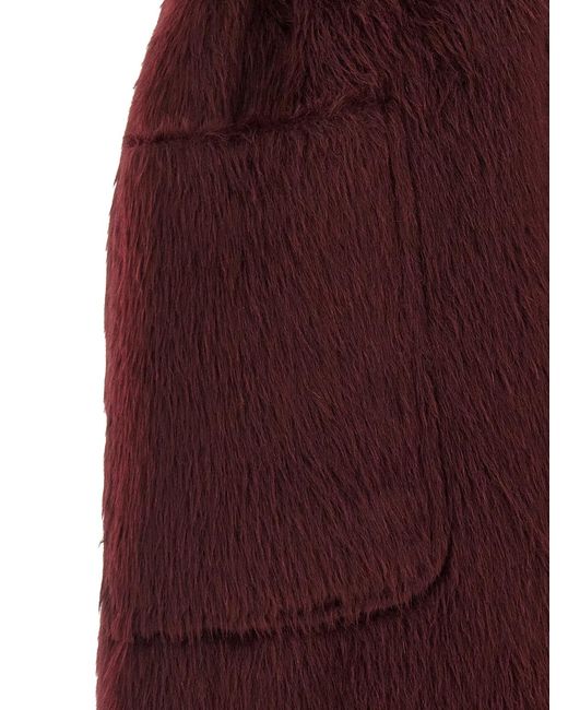 Max Mara Purple 'Abbozzi1234' Coat