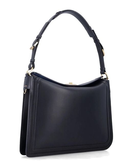 Lanvin Blue Compagnon Leather Bag