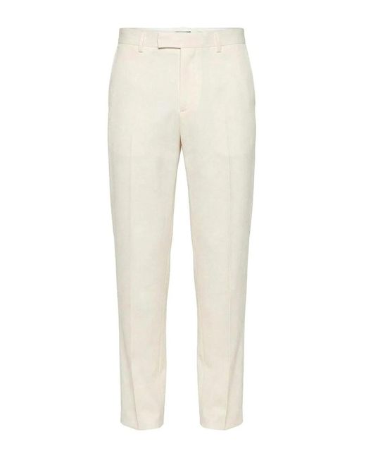 Fendi Natural Wool Virgin Wool Viscose Pants for men