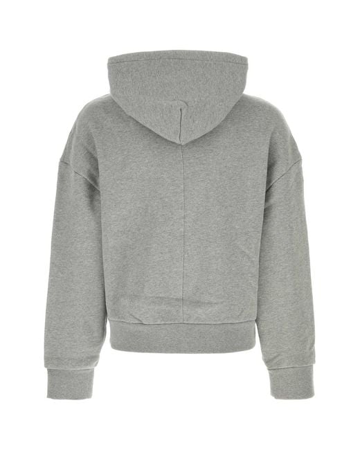 Entire studios Gray Oversized Cotton Sweatshirt for men
