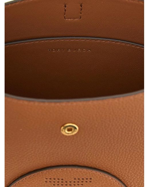 Tory Burch Brown 'Miller Swing' Crossbody Bag