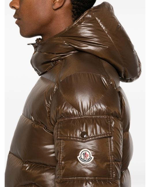 Moncler Brown Polyamide Down Maya Jacket for men