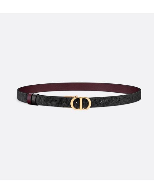 Dior Brown "30 Montaigne" Reversible Belt