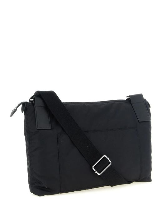 Maison Margiela Black 'Zip Computer Bag East West' Crossbody Bag for men