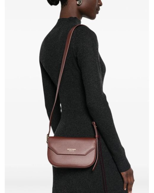 Emporio Armani White Leather Corssbody Bag