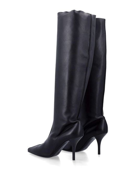 Magda Butrym Blue High Boot Leather