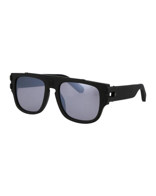 Philipp Plein Black Titanium Sunglasses