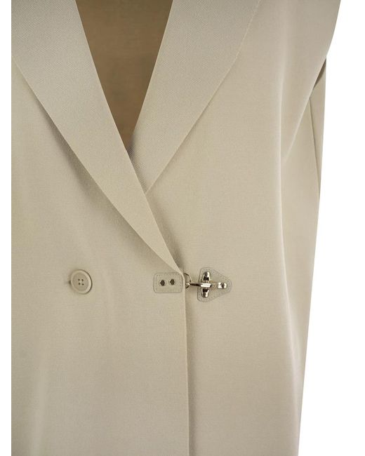 Fay Natural Technical Viscose Knitted Vest