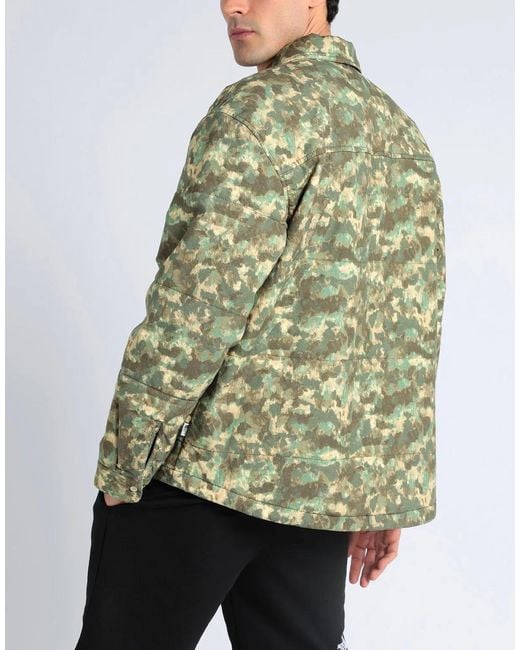 The North Face Green M66 Camo Stuffed Shirt Jacket for men