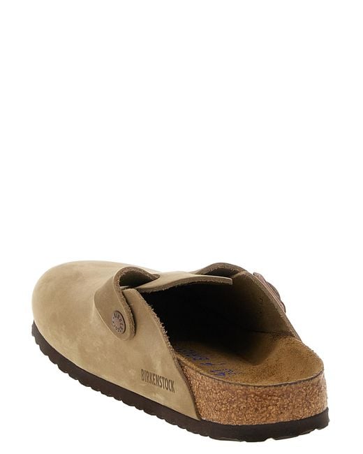 Birkenstock Brown 'Boston' Sabots