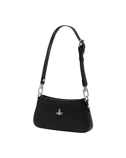 Vivienne Westwood Black Tasha Shoulder Bag