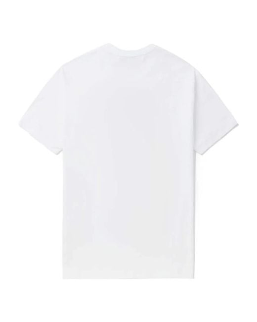 COMME DES GARÇONS PLAY White Cotton T-Shirt for men