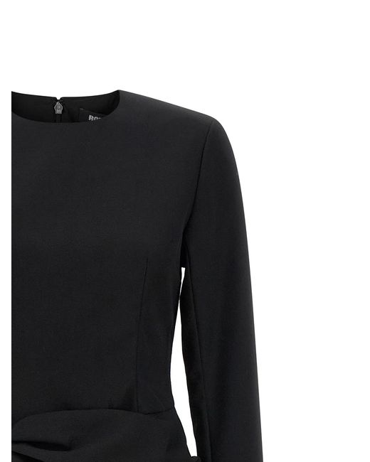 ROTATE BIRGER CHRISTENSEN Black Rotate Birger Christensen Maxi Bow Dress