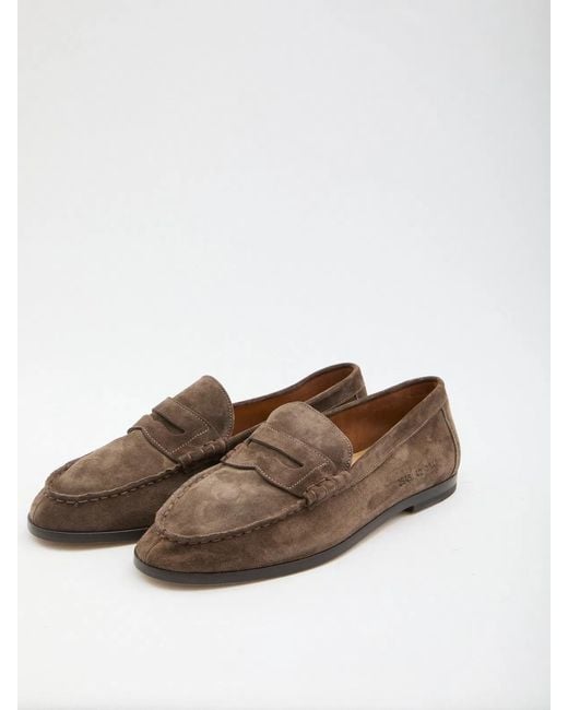 Common Projects Brown Soft Suede Loafers for men