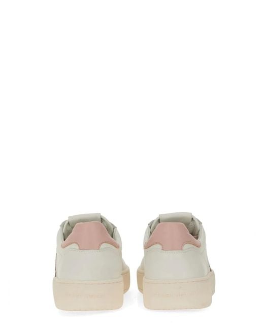 Stuart Weitzman White Sneaker With Logo