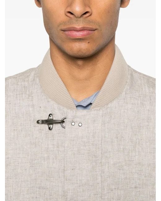 Fay White Linen Jacket for men