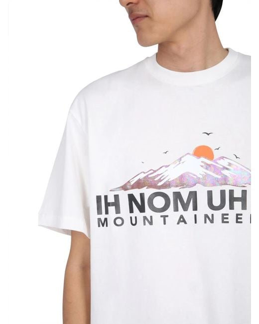 Ih Nom Uh Nit White Crew Neck T-Shirt for men