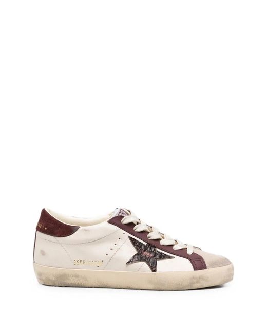 Golden Goose Deluxe Brand Natural Butter Superstar Sneakers
