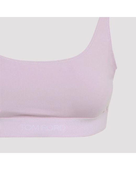 Tom Ford Purple Orchid Modal Bralette Underwear