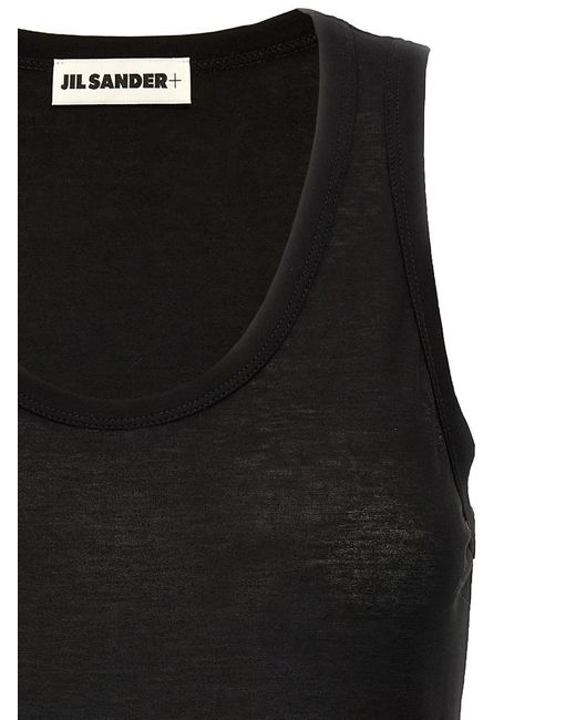 Jil Sander Black Logo Top