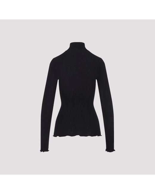 Prada Black Wool Blend Sweater