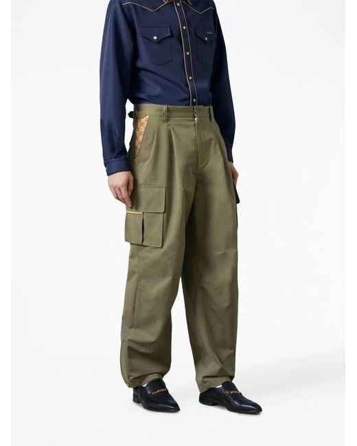 Gucci Green Cargo Pants for men