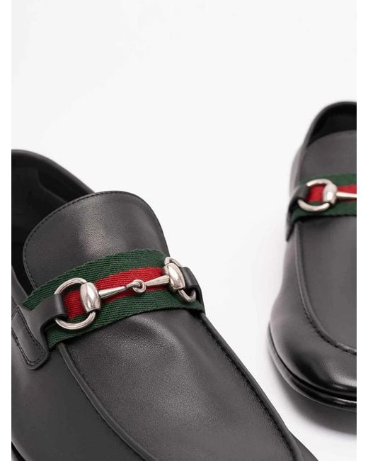 Gucci Black 'New Como' Loafers for men