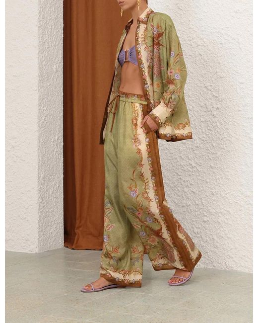 Zimmermann Natural Indra Relaxed Pants