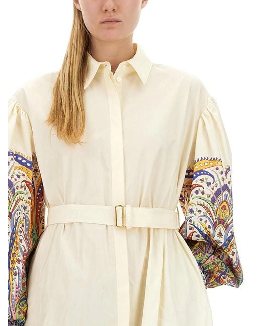 Etro Natural Chemisier Dress