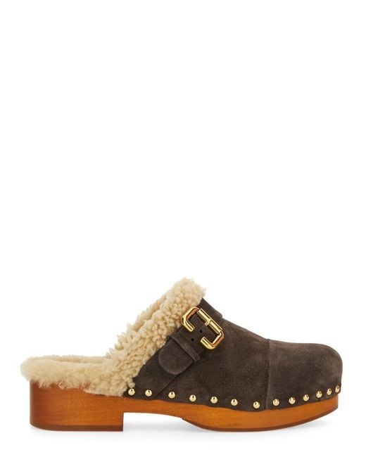 Chloé Brown Mule "Jeannette"