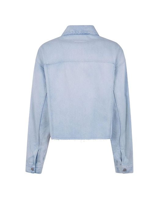 MM6 by Maison Margiela Blue Sportsjacket